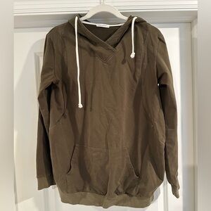 Smallshow Olive Nursing Hoodie